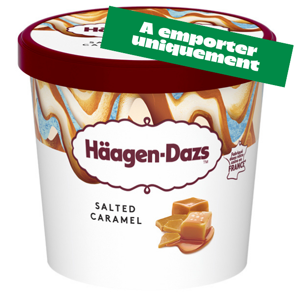 Haagen Dazs caramel au beurre salé 95 ml