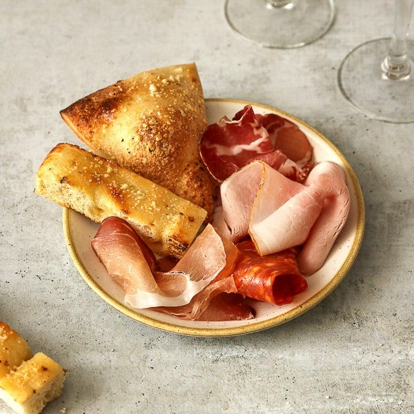 Assiette de charcuterie mixte