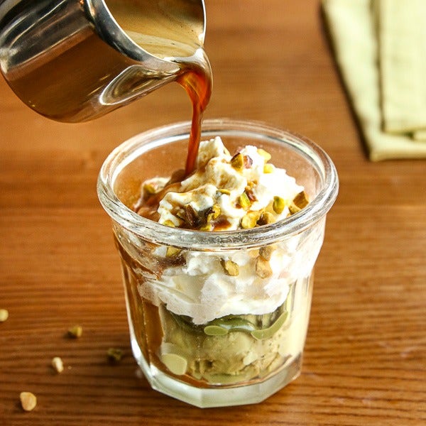 Affogato pistache